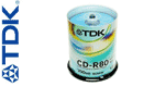TDK CD-R x 100 - 700 MB - storage media 